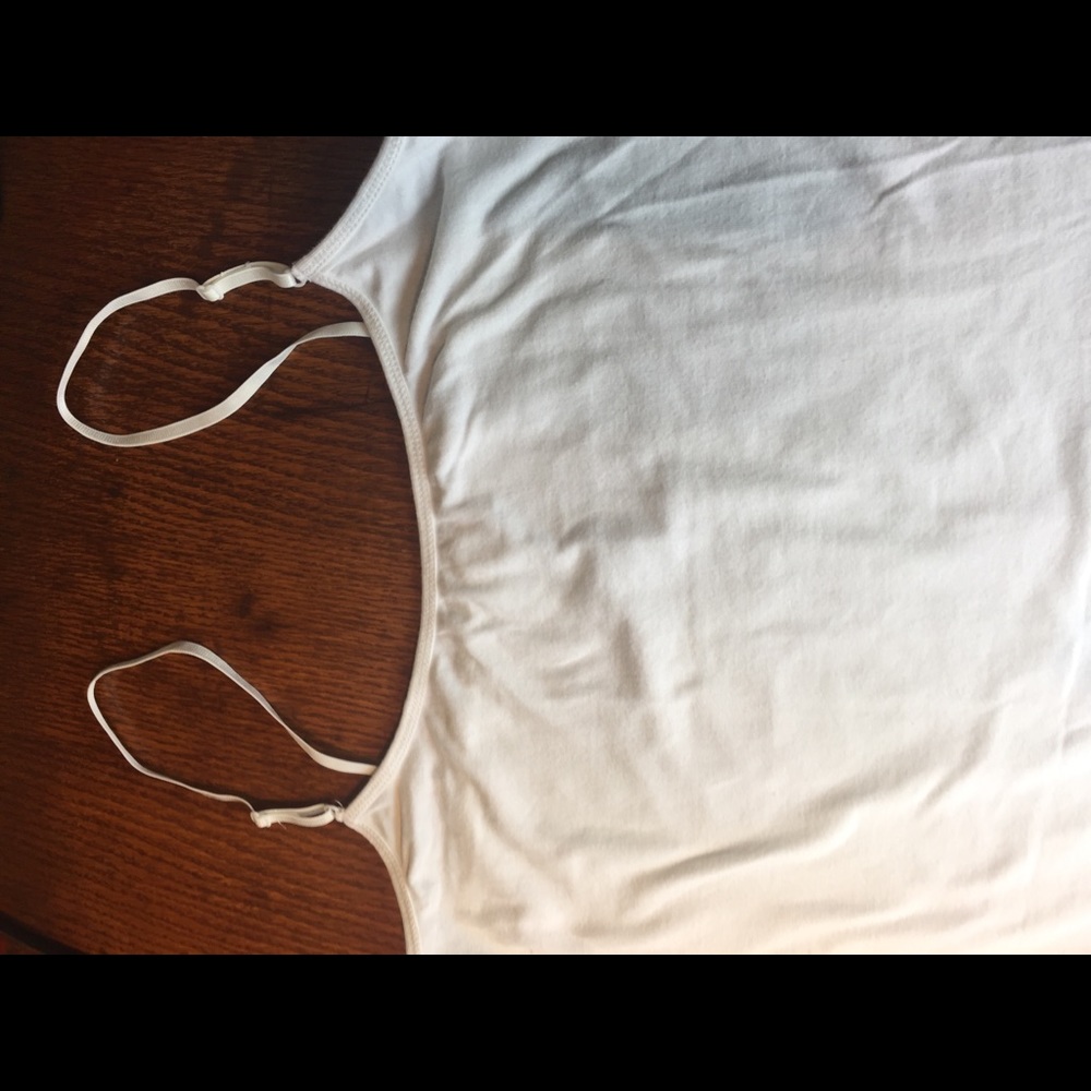 White Camisole “Active Basic” New 95% Cotton sizeL - Picture 2 of 4